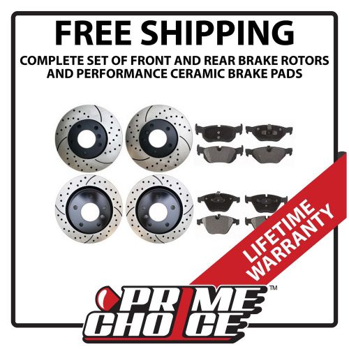 Full set of performance rotors &amp; pads for a bmw w/lifetime warranty