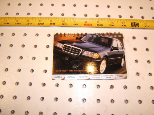 Mercedes 1999 c class c230/280 owner&#039;s quick tips small oem 1 booklet, w202
