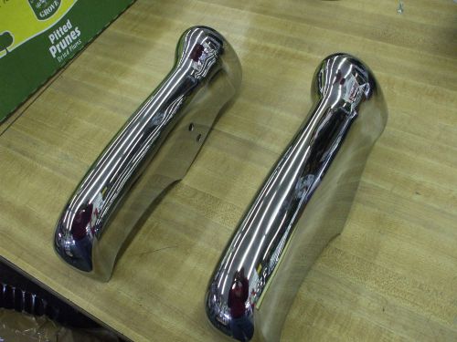 1950 chevy pr front bumper guards newly [triple] plated l@@@@@@@k