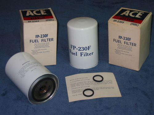 Nos ace fp230f fp-230f spin-on primary diesel fuel filter allis chalmers tractor