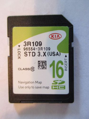 2014 2015 kia cadenza navigation sd card map data 16gb gps oem 96554-3r109