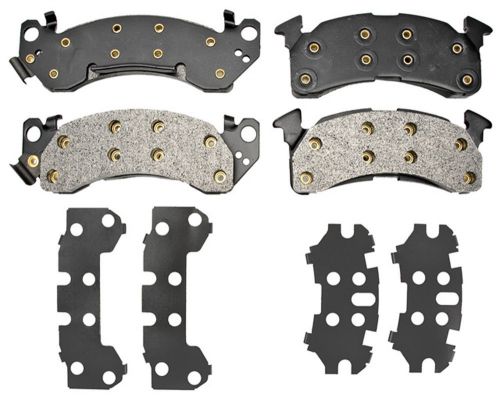 Disc brake pad-semi metallic front acdelco pro durastop 17d153m