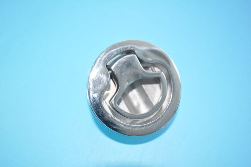 Stainless steel boat flush pull non locking latch