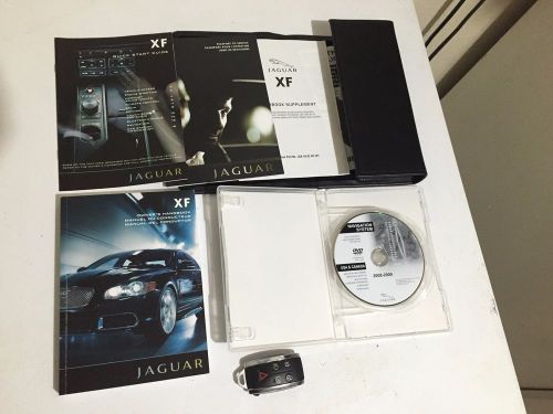 2010 jaguar xf owners manual w full set of books and extra remote and nav disc