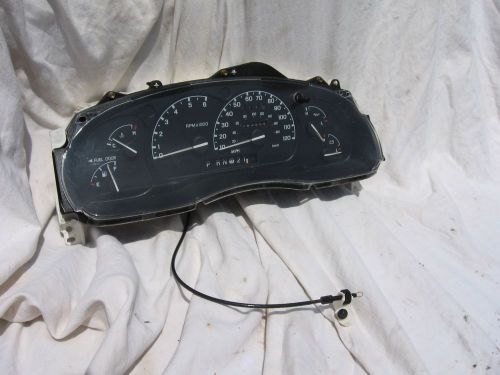 1999 2000 explorer mountaineer instrument cluster gauges panel speedometer oem