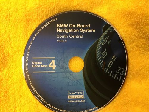 Bmw on board navigation dvd map disc 4 south central 2006.2