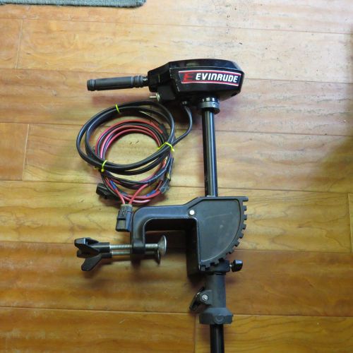 Evinrude 12volt/24volt trolling moter, transom mounting, 24c