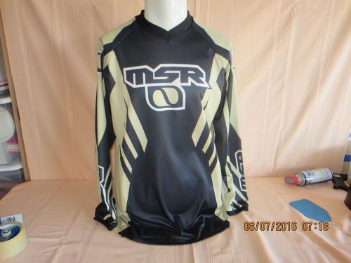 Msr black and gold  jersey size medium very nice free shipping