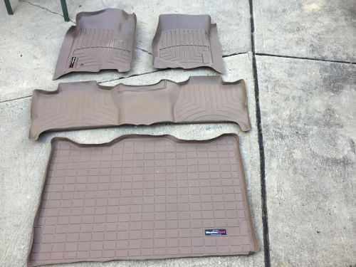 Weather tech floor mats for yukon , suburban, escalade  2007-2014