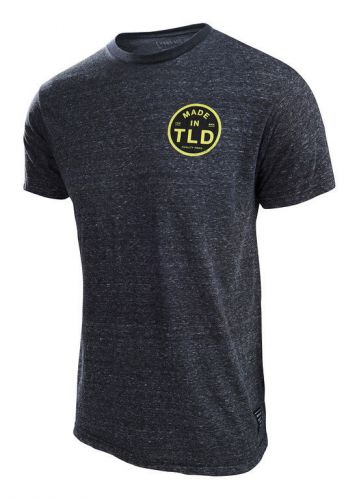 Troy lee designs quality 2016 mens short sleeve t-shirt onyx snow black