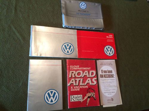 1990 volkswagen jetta vw owners manual guide book operating instructions