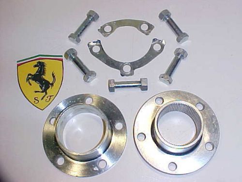 Ferrari 365 splined wheel hub__bolts_nuts_retainer lock plates gtb/4 daytona oem