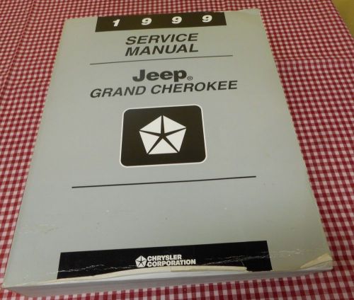99 1999 jeep grand cherokee wj oem service shop manual engine chassis body only