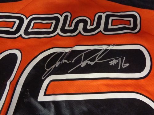 Collector moose motocross jersey john dowd #16 autographed factory ktm cernics