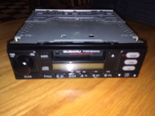 95-03 subaru legacy forester impreza cassette tape deck player radio p120 nice!