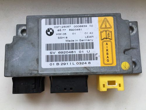 Bmw e65 e66 745i 7 series rear seat sensor airbag control module 6920481