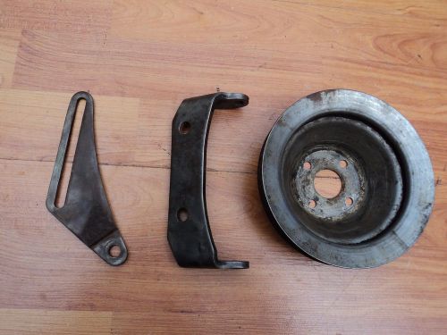 1934 plymouth mopar 201 six cylinder pulley and generator brackets  oem