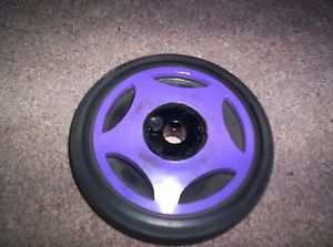 Arctic cat snowmobile purple spoked 5 1/2&#034; suspension idler wheel used 0638-550