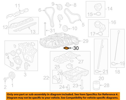 Gm oem-engine intake manifold gasket 12647263