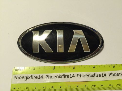 Kia chrome oval mblem used