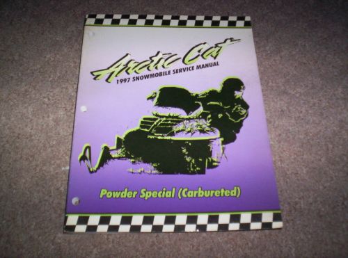 Arctic cat snowmobile 1997 powder special carb repair service manual 2255-529