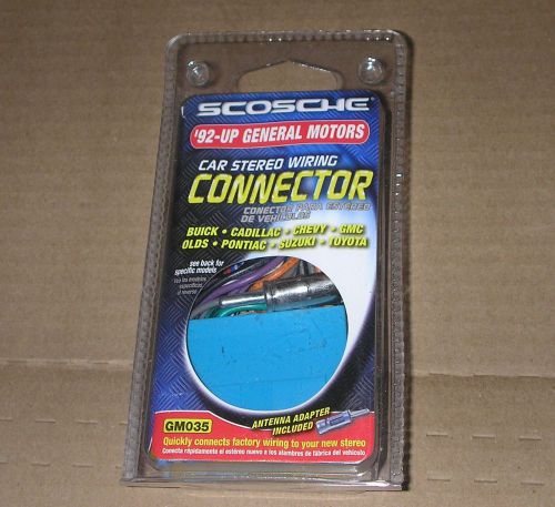 Scosche car stereo wiring connection