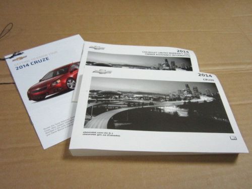 2014 chevy cruze owners manual  (oem)     - j2956