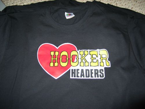 Vintage hooker headers drag racing t shirt l or xl
