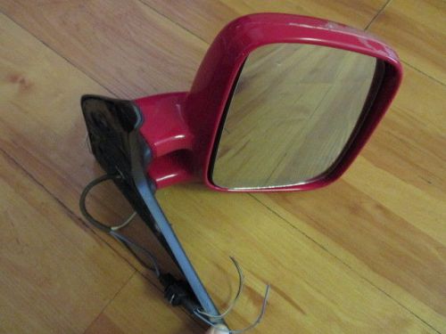 00 01 vw eurovan red passenger side (right) view mirror. electric rh, see pics.