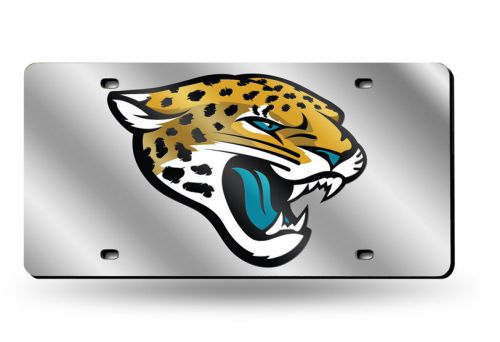 Jacksonville jaguars abs laser tag vanity front license plate nfl licensed