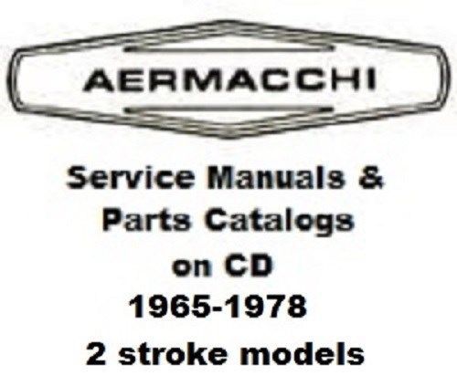 30+ aermacchi 2 stroke motorcycle service manuals &amp; parts catalogs 1965 - 1978