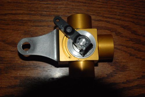 Waterman fuel  shut-off valve -12, gold