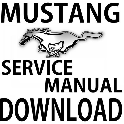 Ford mustang service manual v8 1964-1973 factory service repair manual