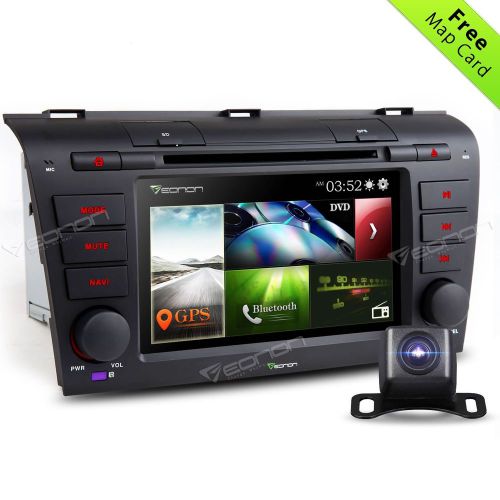 Fits mazda 3 old model car dvd player gps navigation l reversing cam+ &amp; usa map