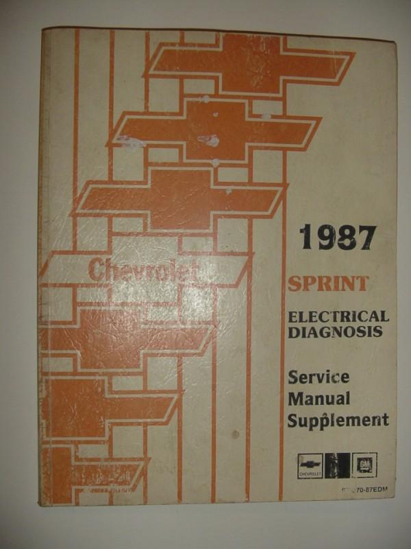 1987 chevy sprint service manual