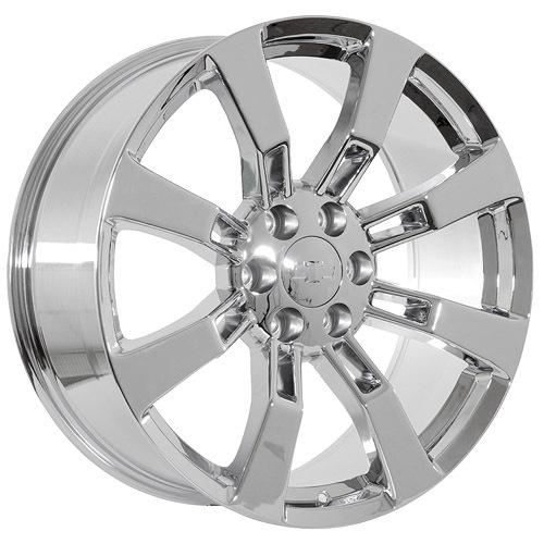24" inch chevy truck suv silverado tahoe avalanche suburban chrome wheels rims