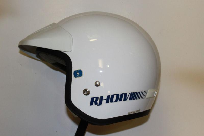 New shoei rj -101v snell dot white helmet small 6 7/8 - 7 