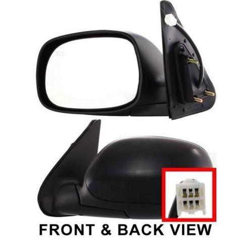 New 01-07 toyota sequoia power heated side mirror left drivers to1320192