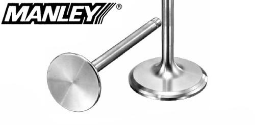 Manley stainless race flo exhaust valves set for sb chevy v8 1.600 inch 11565-8