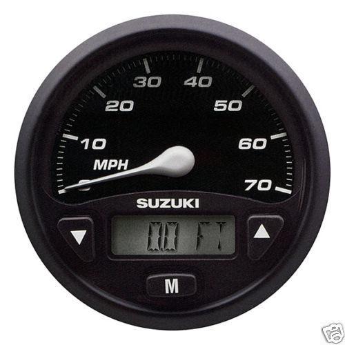 New suzuki speedometer 4" 990c0-86b20 black commander gauge