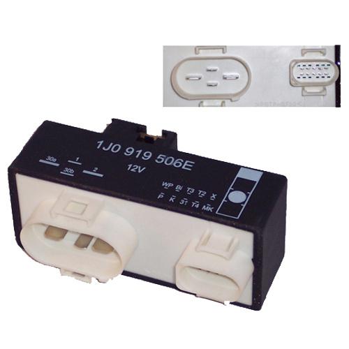 Radiator coolant fan control unit relay - vw 1j0919506e - new