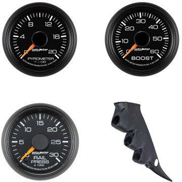 Autometer gm factory match gauge kit-01-07 boost/pyro/frp/pillar w/speaker ac31s