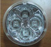 Led s,t,t and clearance lights 2 1/2" round 4 square led(red/clear)