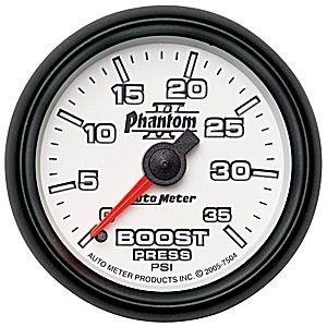 Autometer 2-1/16in. boost; 0-35 psi; mech