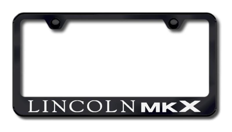 Ford mkx laser etched license plate frame-black made in usa genuine