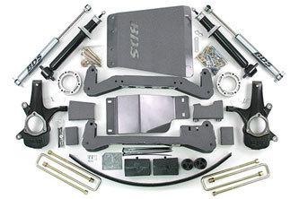 Bds 6" suspension lift chevy silverado gmc sierra 1500 2007-2012 4wd 5.3l 4.8l