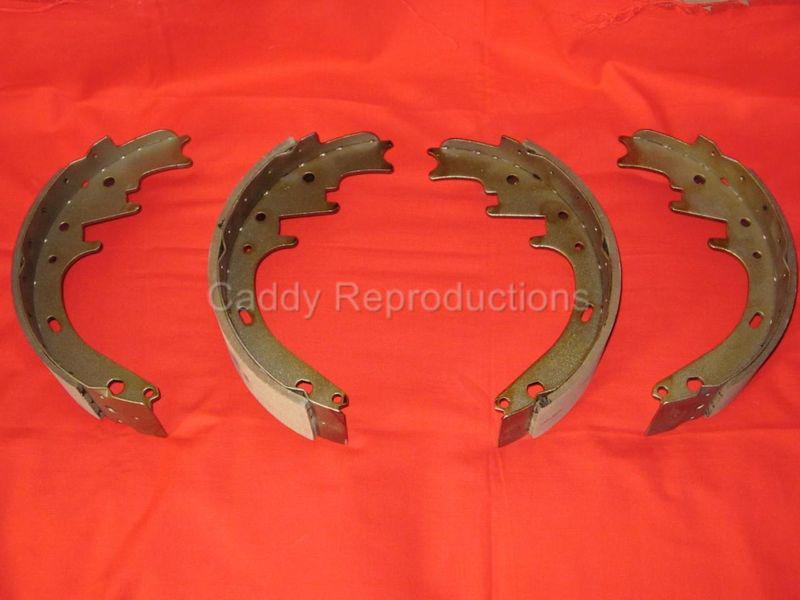 1952 cadillac new brake shoes pair set one axle rear 52