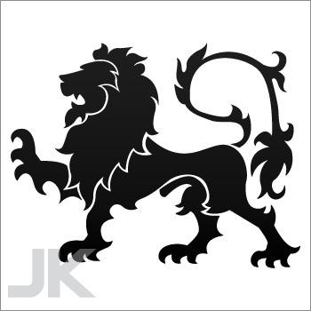 Decal stickers lion lions angry attack predator jungle wild cat 0502 xfagx