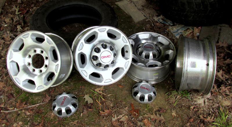 17" oem chevy gmc alloy wheels rims duramax silverado factory sierra 2500hd 05 