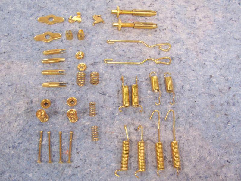 1963 1964 chevy impala gold plated brake hardware lot (36 pieces) 58 59 60 61 62